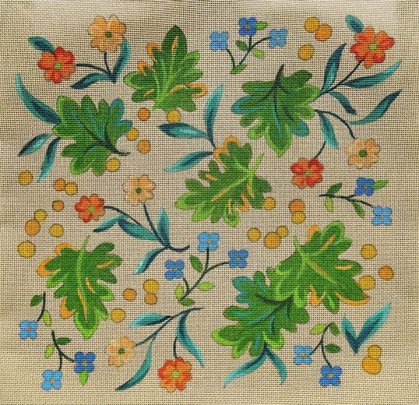 Vigne et fleurs