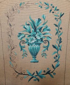 Tapisserie de fauteuil : Vase Camaieu – Image 4