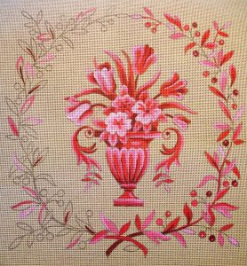 Tapisserie de fauteuil : Vase Camaieu – Image 2